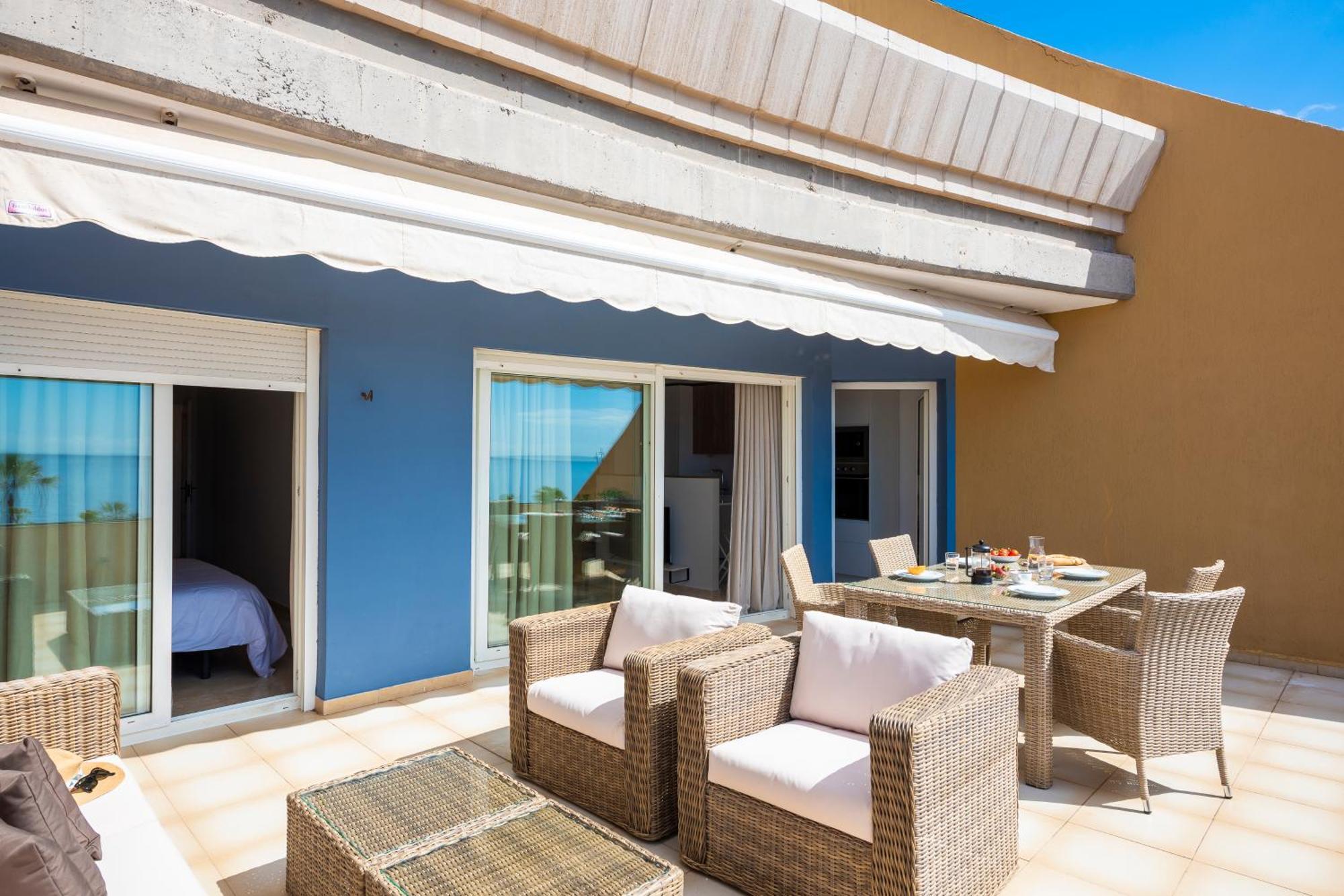 Beach Apartment With Terrace And Private Parking Radazul エクステリア 写真